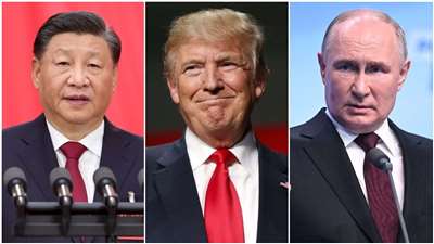 美國總統川普能藉俄烏和平計畫拉攏俄國總統普丁對抗習近平嗎？(合成圖)