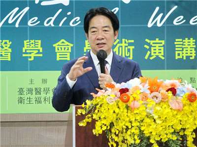 總統強調，高推估健保預算的目的就是希望能藉此「提高醫療服務，留得住人才，加惠民眾的健康福祉」 (央廣記者王照坤 攝)