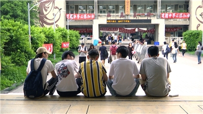 圖為考場的考生。資料照。