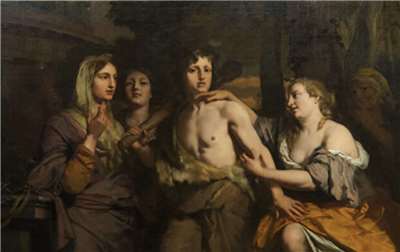 海克力斯年少就被考驗：美德還是享樂？（Gérard de Lairesse, Hercules Between Vice and Virtue. Louvre Museum, Paris.）