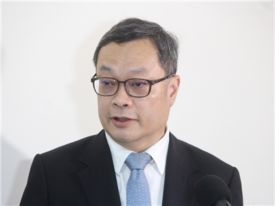 外交部政務次長陳明祺。資料照。(央廣記者王照坤 攝)