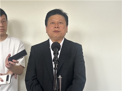 國民黨團總召傅崐萁。資料照片。(趙婉淳 攝)