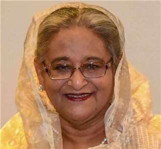 孟加拉前總理哈希納(Sheikh Hasina)。(資料照/維基)