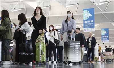 日中關係惡化。中媒報導，截至24日上午10時，已有12條中日航線取消所有航班。圖為愛知縣中部國際機場資料照。(美聯社/達志影像)