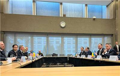 美國與烏克蘭代表24日在日內瓦，針對和平計畫進行討論。(路透社/達志影像)