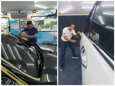 央廣泰語資深聽友阿甘因工作認真又懂中文，回到泰國後深獲老闆賞識，如今已是汽車美容公司的合夥人。（圖：阿甘提供）