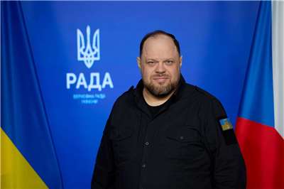 克蘭議會議長斯特凡楚克（Ruslan Stefančuk)。(X平台/@r_stefanchuk)