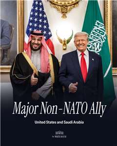川普宣布沙烏地阿拉伯為主要非北約盟友。 (圖:X@WhiteHouse)