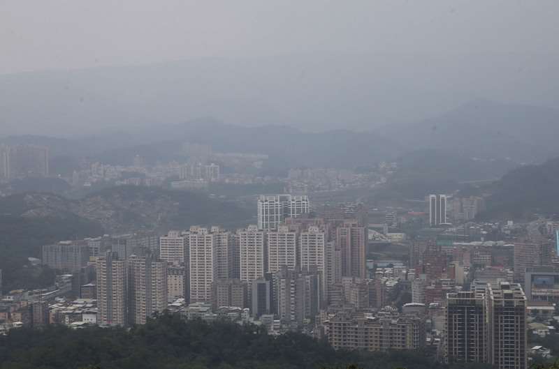 PM2.5危害大，不利身體健康。(中央社資料照片)