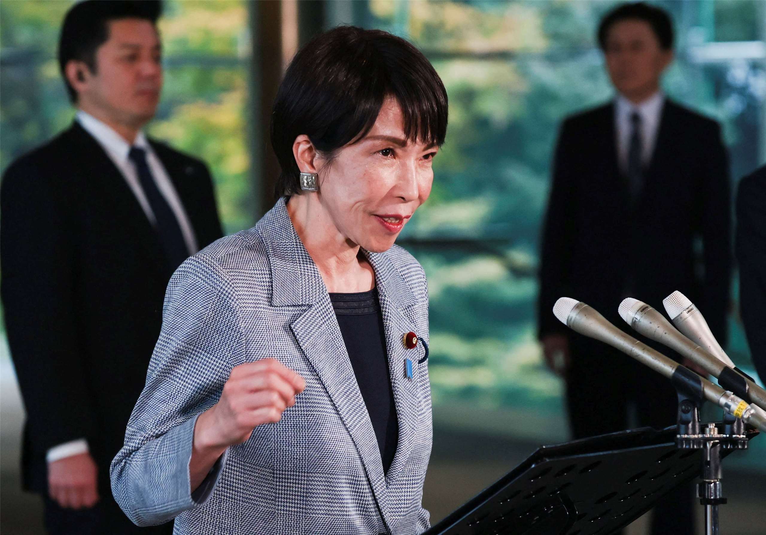 日本首相高市早苗(Sanae Takaichi)。