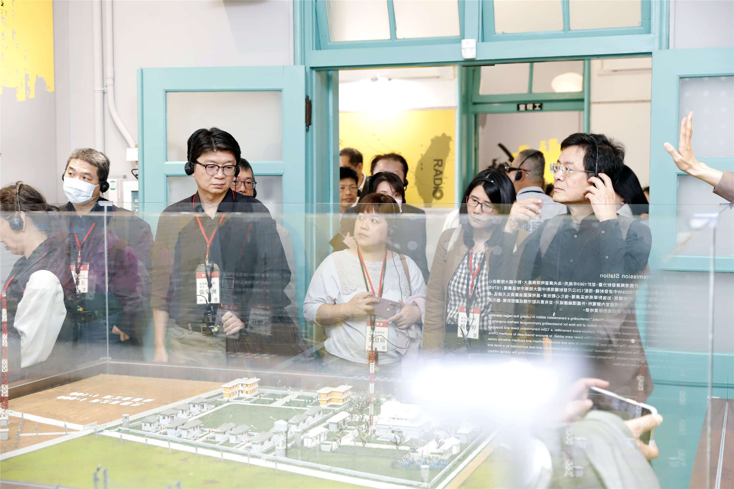 國家廣播文物館「電波裡的台灣史」參觀展場。