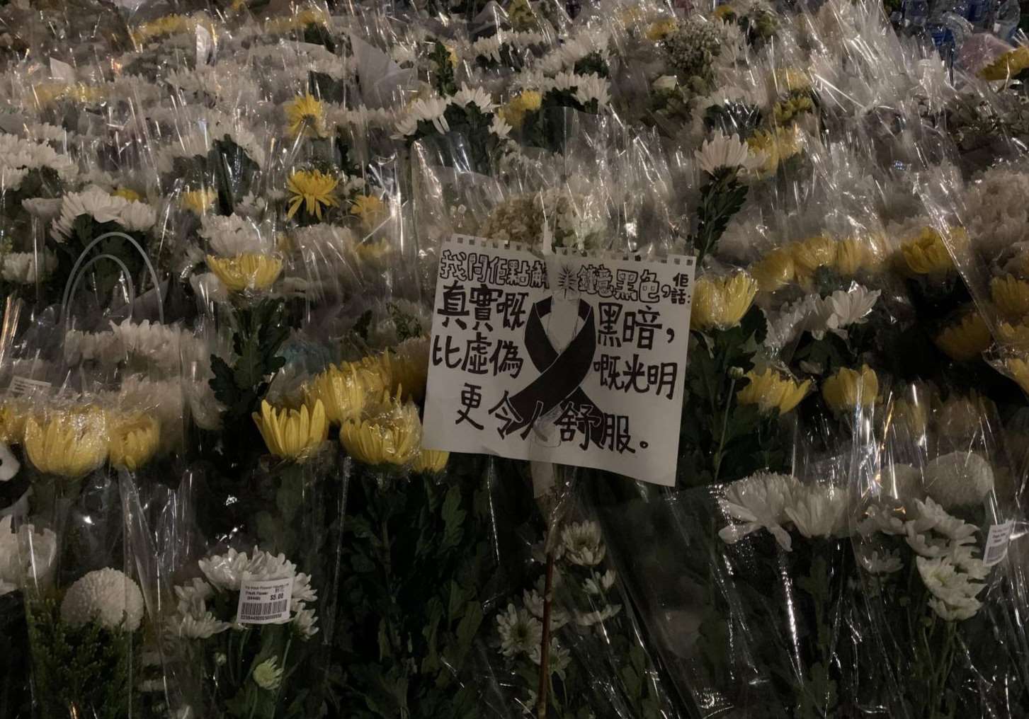 港人對宏福苑大火事件滿是感慨。(宏福苑大火民間志工阿翼提供)