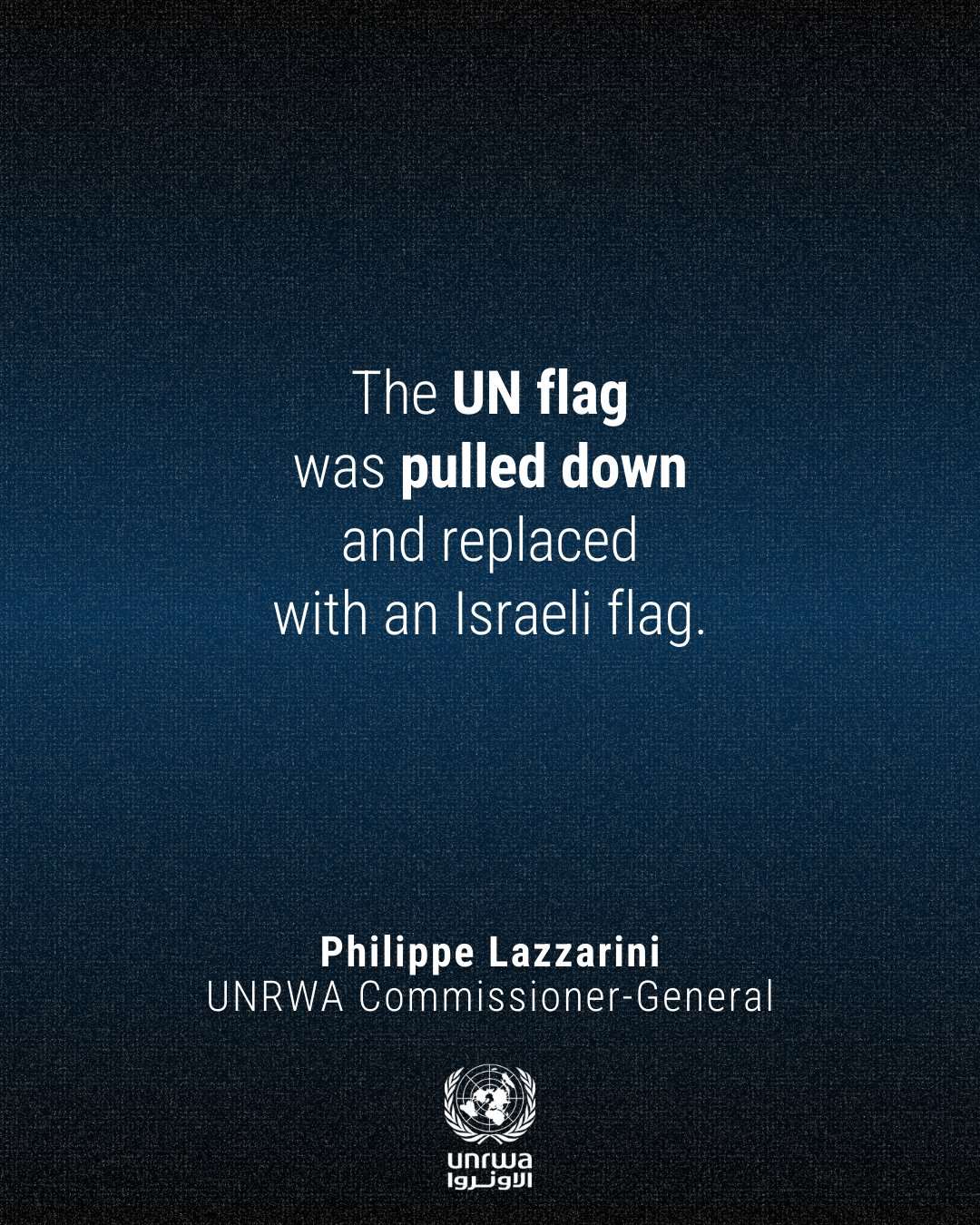 UNRWA於X社群平台上發文。(翻攝自X@UNRWA)