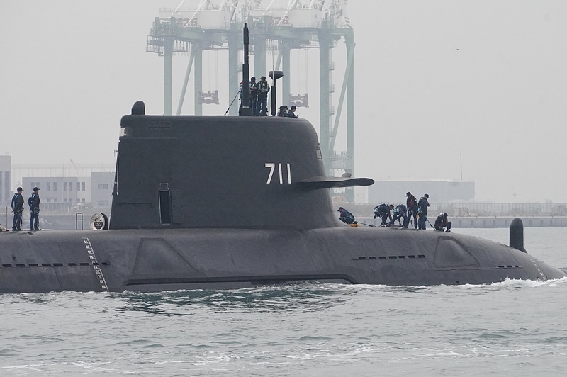 海鯤號潛艦。資料照片。
