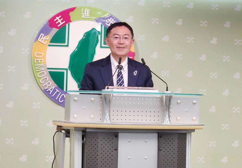 民進黨發言人李坤城。
