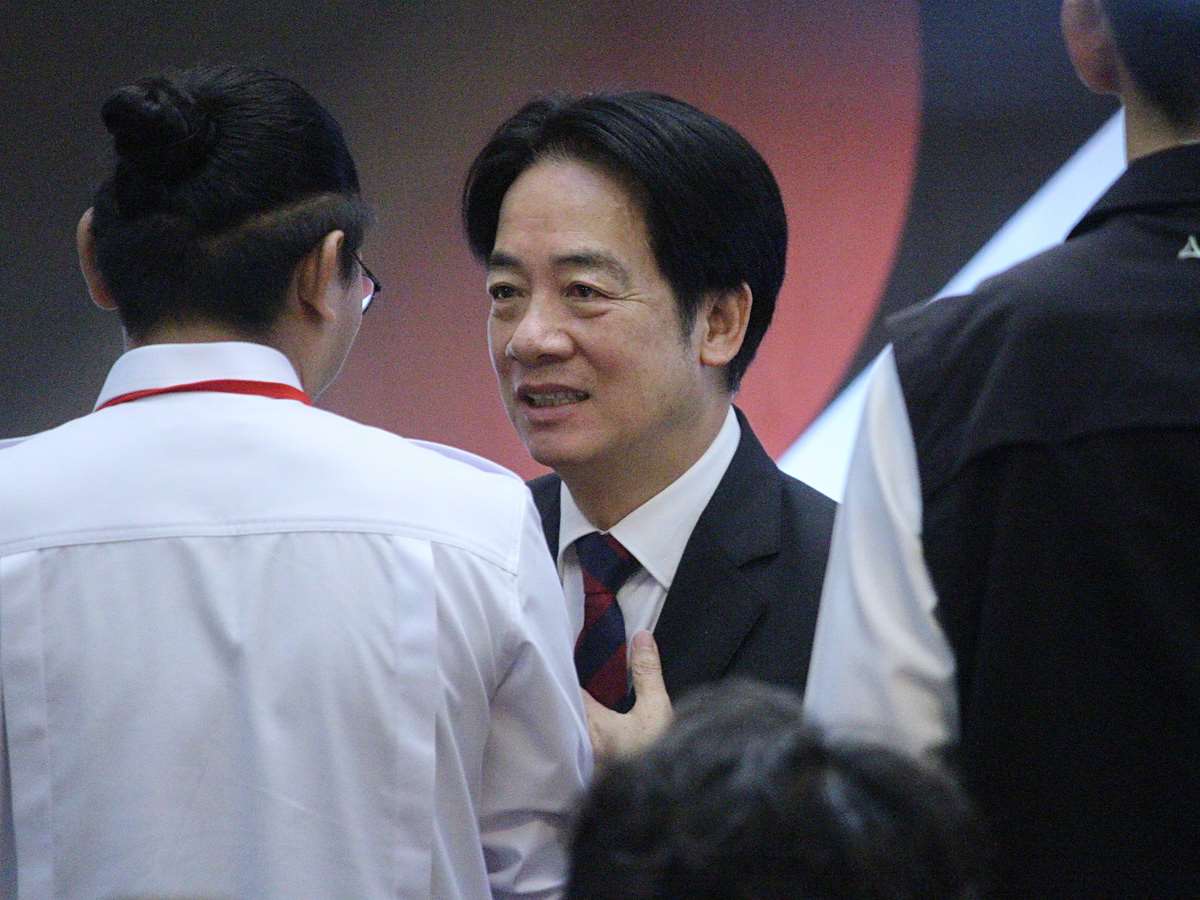 日本青森縣外海8日晚間發生規模7.5地震。賴清德總統10日出席亞洲民主人權獎頒獎典禮前受訪時，代表我國人民向日本表達慰問之意 (央廣記者王照坤 攝)