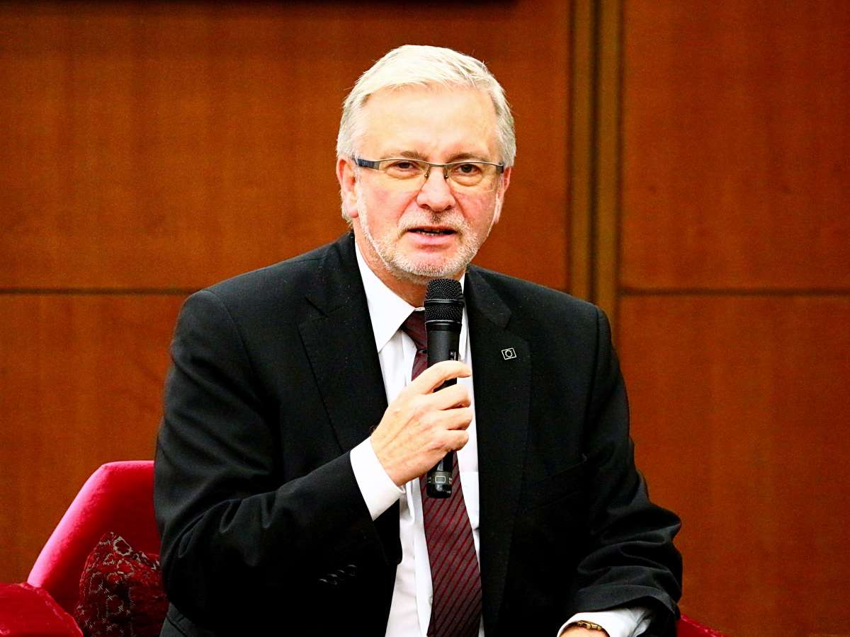 外交部表示，明年首個歐洲議會訪團將由歐洲議會友台小組主席凱勒(Michael Gahler)率團來訪。圖為凱勒2019年訪台時舉行記者會 (央廣檔案/記者王照坤 攝)