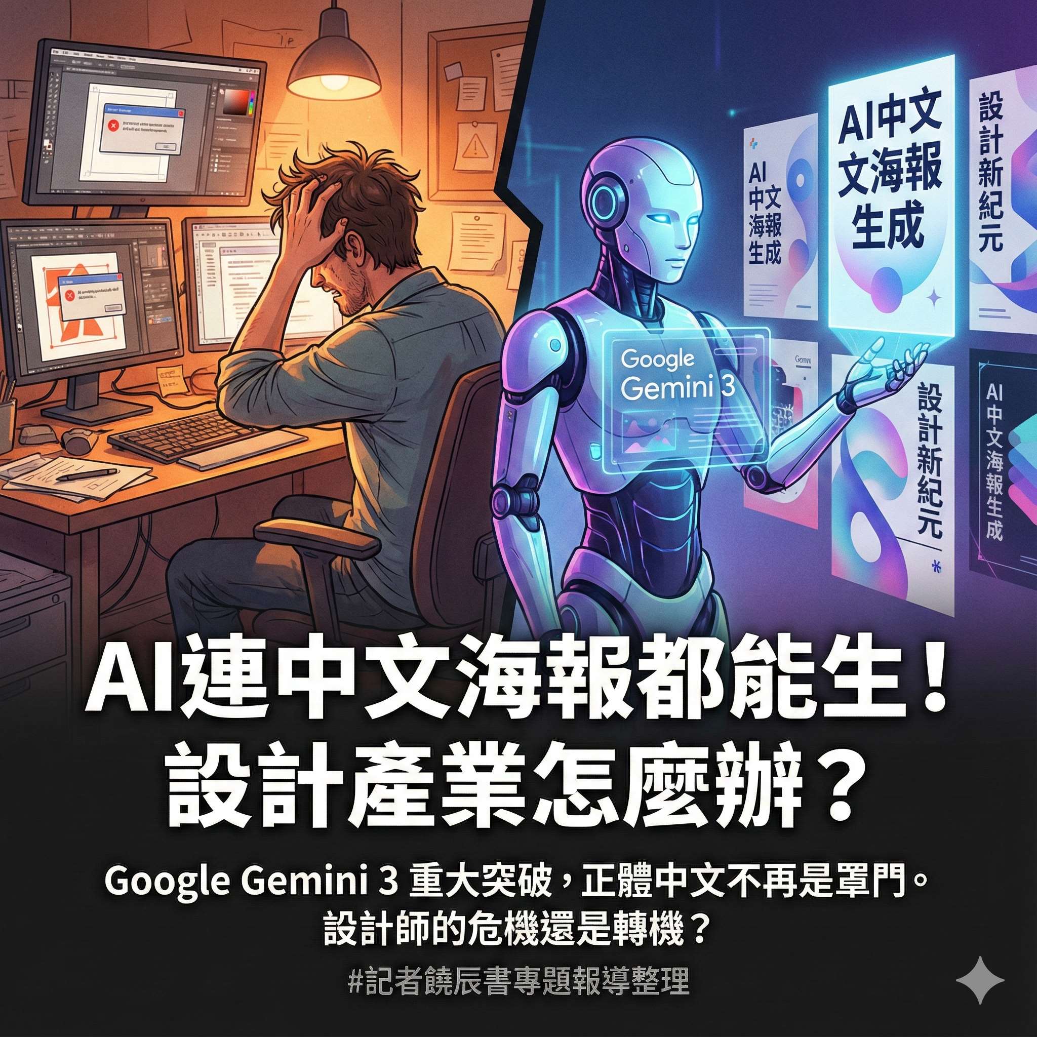 實際請AI消化本篇內容後製作成報導封面圖。(由Gemini AI生成)