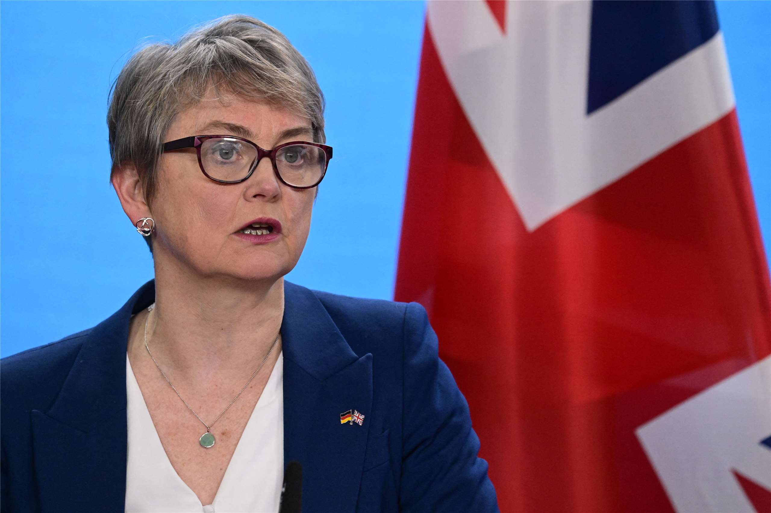 英國外交大臣古柏(Yvette Cooper)。檔案照。