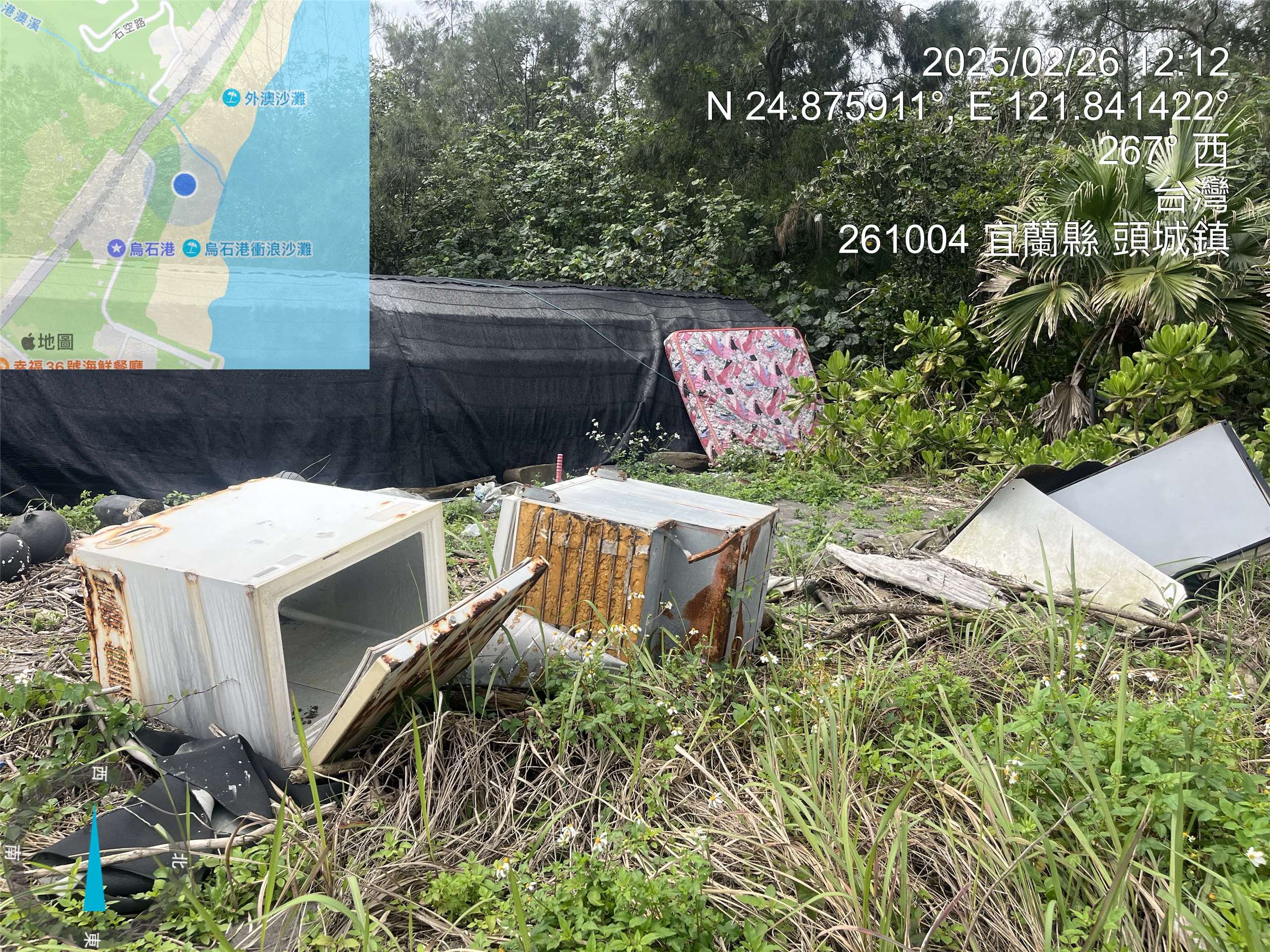 荒野保護協會「河川廢棄物快篩調查」，首次前往宜蘭蘭陽溪調查。(圖：荒野保護協會提供)