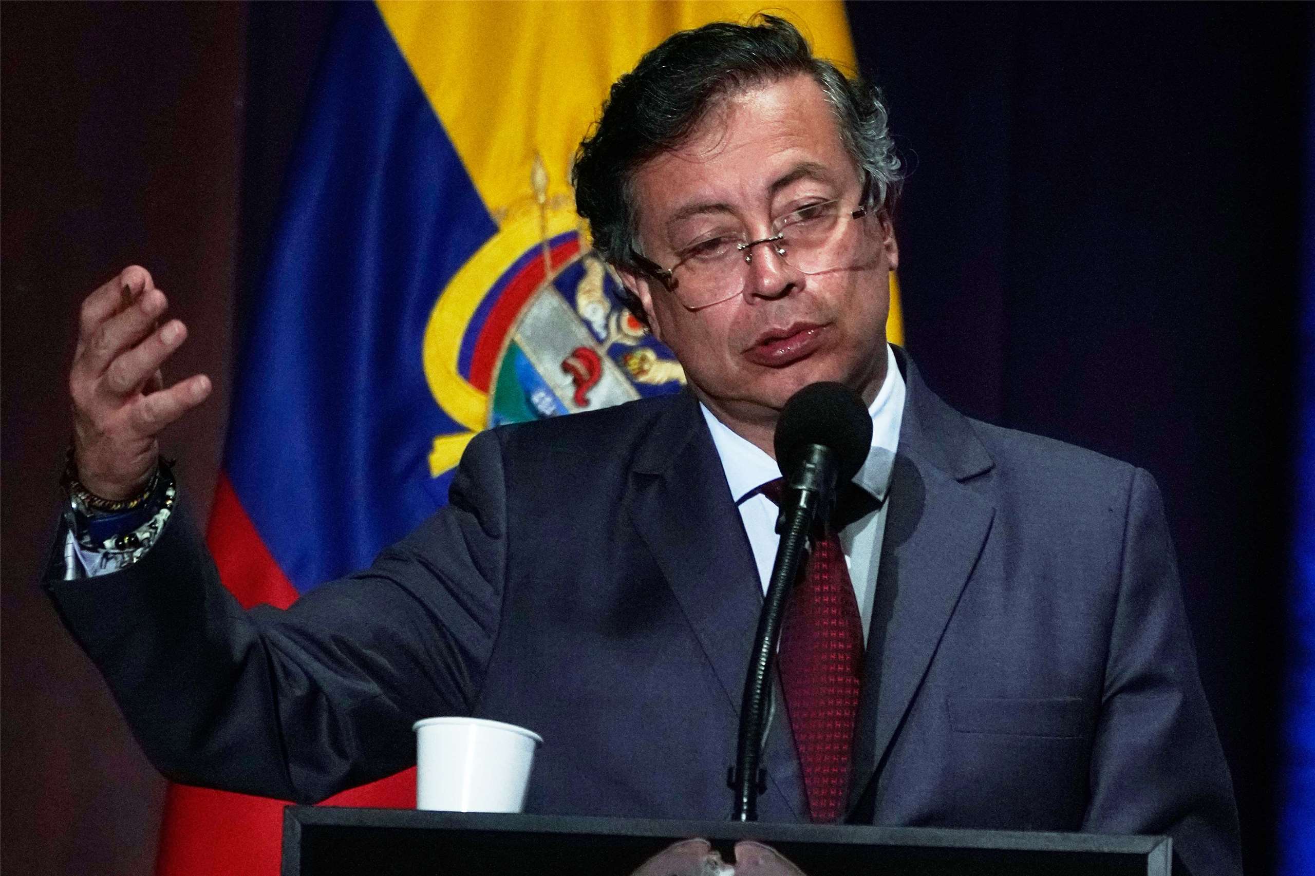 哥倫比亞總統裴卓(Gustavo Petro)資料照。