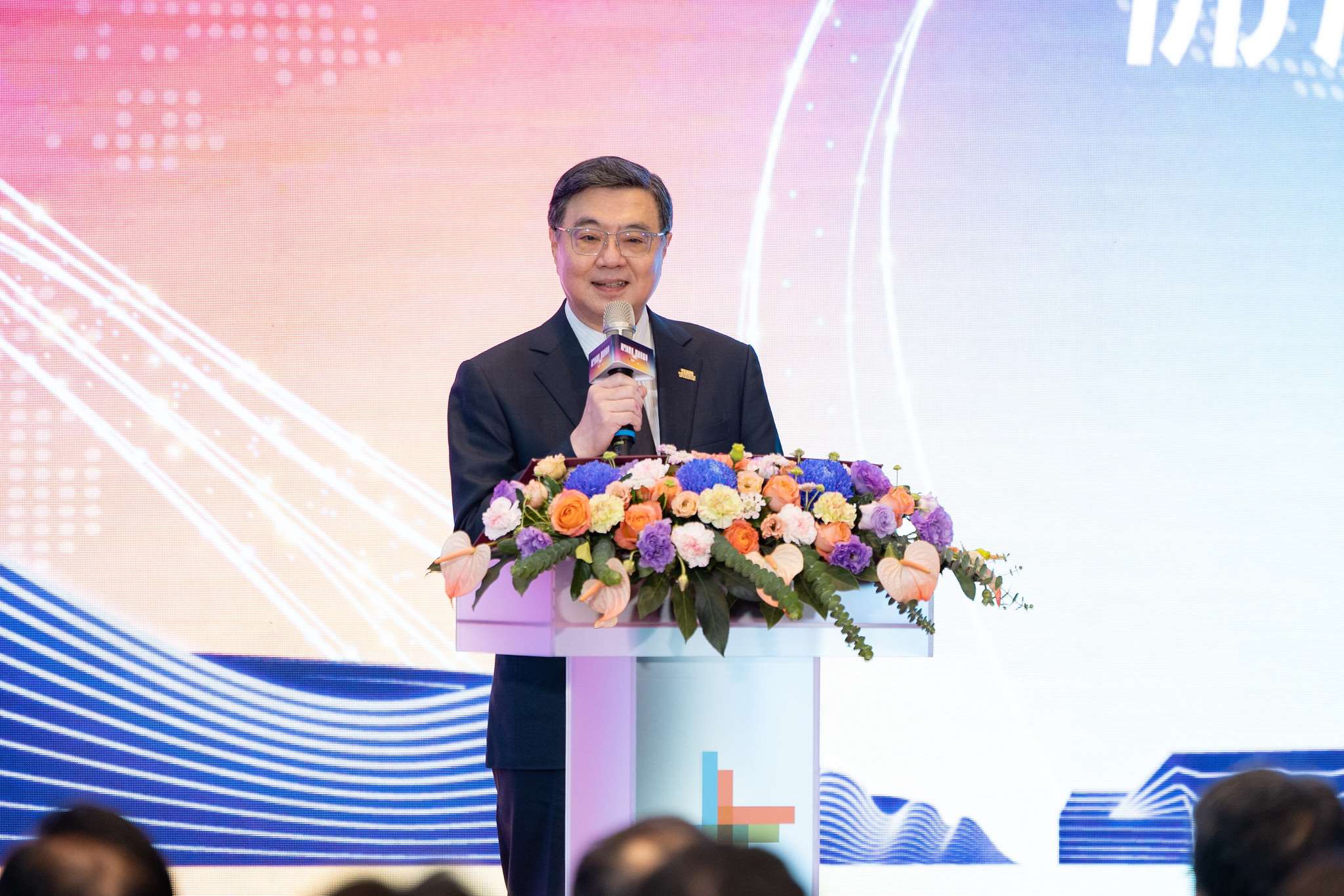 行政院長卓榮泰出席桃園國際機場第三航廈北廊廳啟用典禮。(總統府flickr)