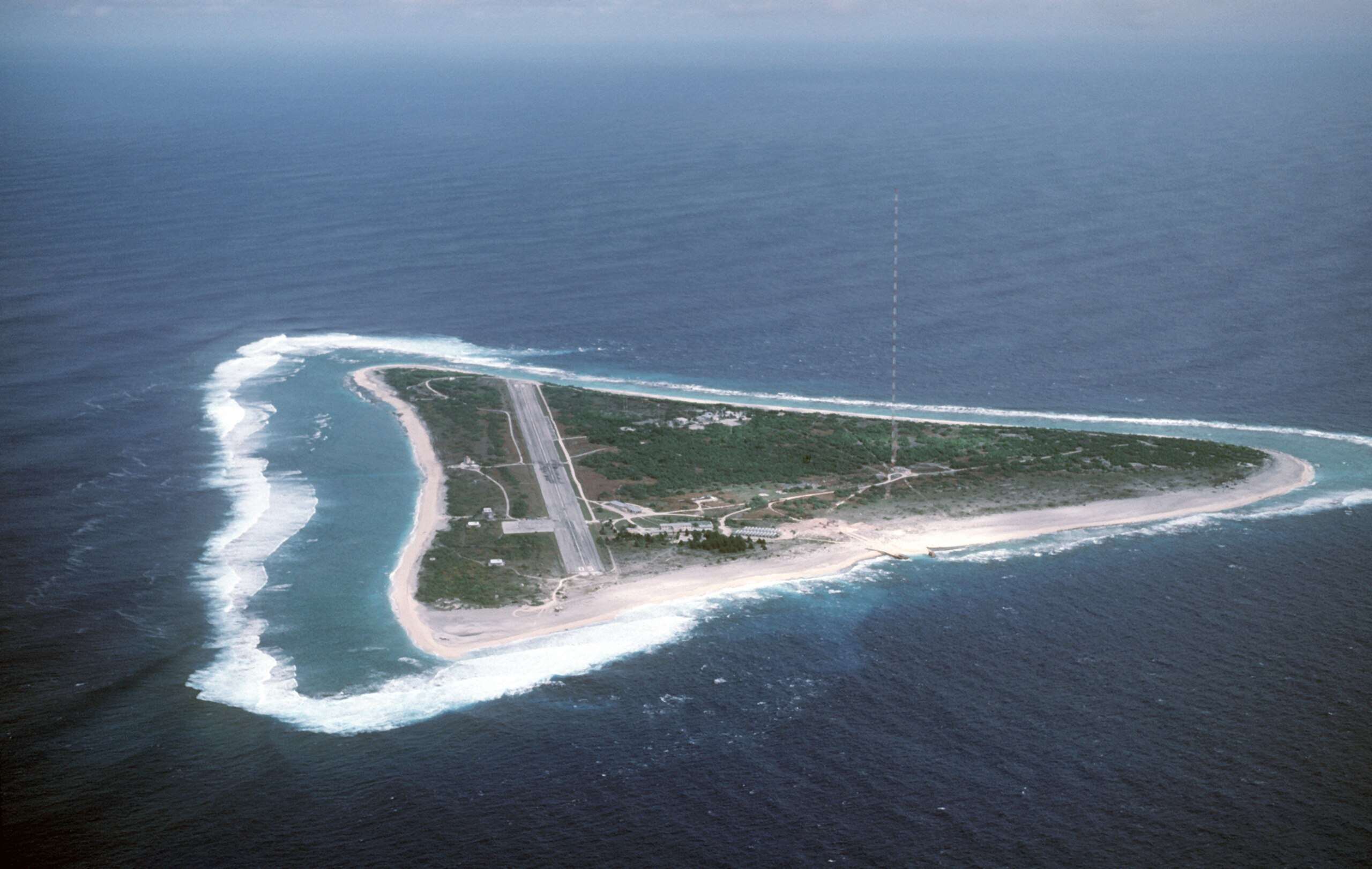 日本最東端離島南鳥島。(維基百科)