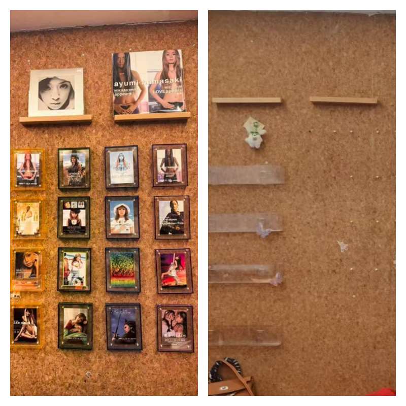 上海濱崎步主題咖啡館照片全下架。(李老師不是你老師的X平台)