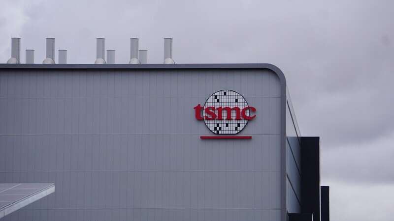 圖為台積電（TSMC）美國廠位於亞利桑那州鳳凰城的建築物外觀。(檔案照)