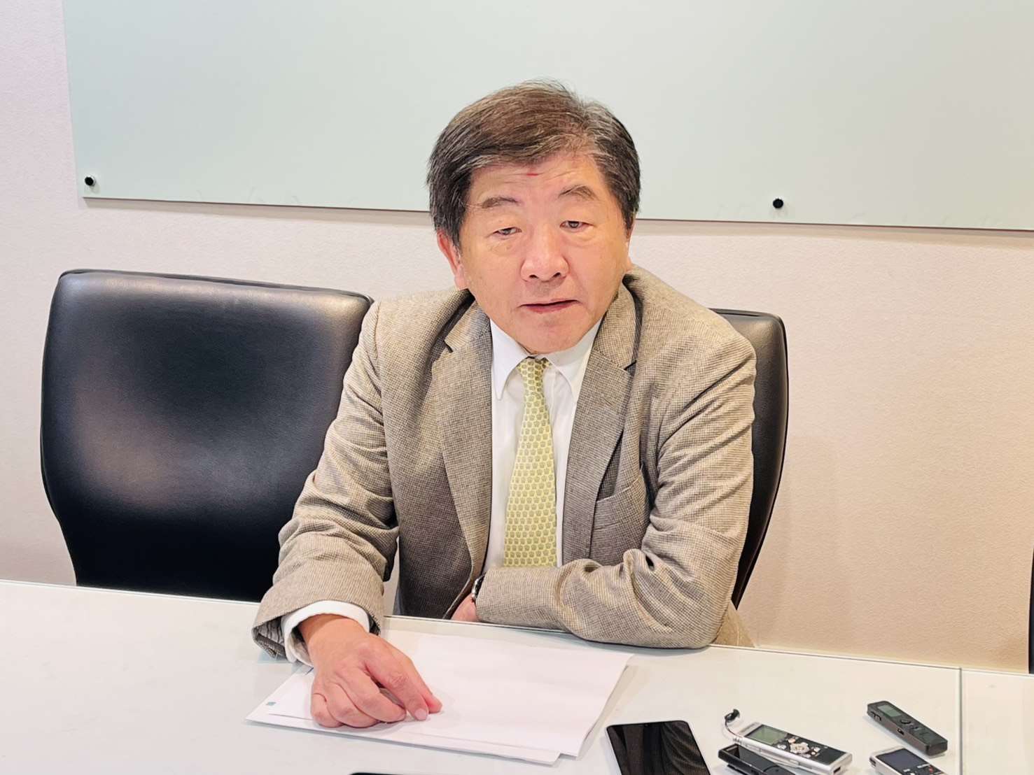 行政院政委陳時中3日說明，政院將拍板通過《藥事法》及《藥害救濟法》部分條文修正草案，送交立院審議。(鄭佑漢 攝)