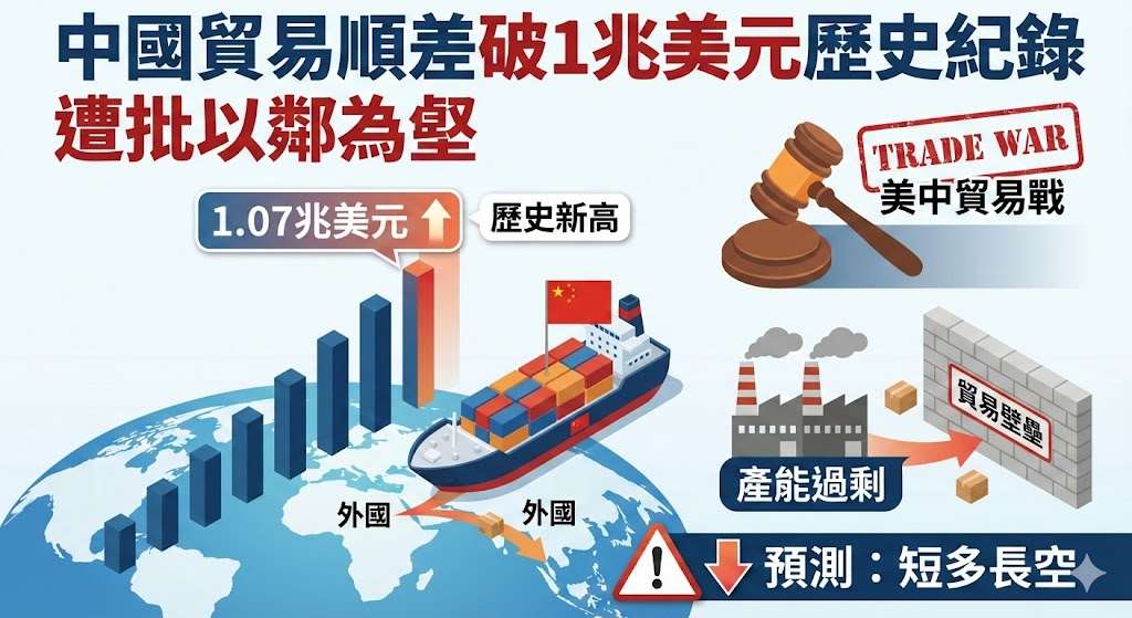 中國貿易順差破1兆美元歷史紀錄遭批以鄰為壑-新聞-Rti 中央廣播電臺