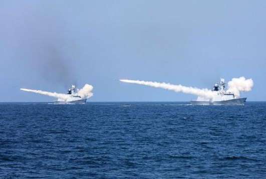 渤海部分海域將進行軍事演習。(圖：新浪網)