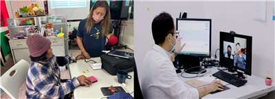 屏東偏鄉文健站：協助照護人員追蹤長者健康、提前發現風險並加速醫療支持。(圖 : 經濟部)