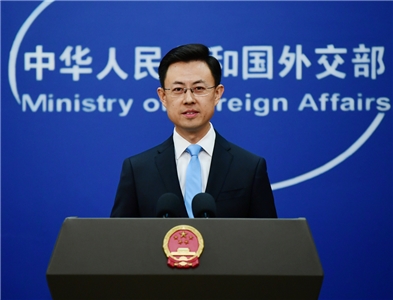 中國外交部發言人郭嘉昆。(圖:@MFA_China)