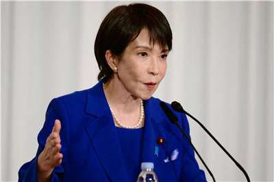 日本首相高市早苗強調對台政策不變。資料照。