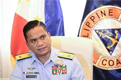 菲律賓海巡隊官員塔瑞耶拉。 (圖：中央社檔案照)