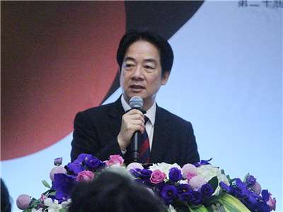 針對南韓電子入境卡系統不當列示台灣，賴清德總統10日出席亞洲民主人權獎頒獎典禮前受訪表示，希望韓國能尊重台灣人民的意志 (央廣記者王照坤 攝)