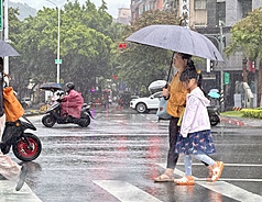 北北基宜9日防局部大雨。