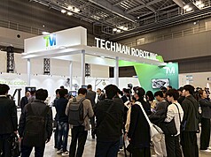 日本國際機器人展（iREX 2025）3日起在東京登場，達明機器人盛大參展。（達明提供）