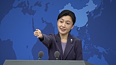 中國大陸國台辦發言人張晗31日在例行記者會上回應媒體提問。