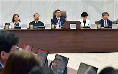 行政院會。資料照。(翻攝自卓榮泰臉書)