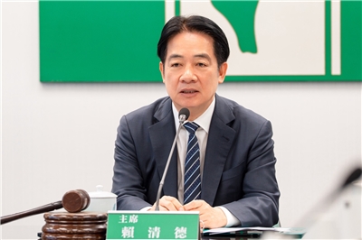 兼任民進黨主席的賴清德總統主持中常會。資料照。(圖：民進黨提供)