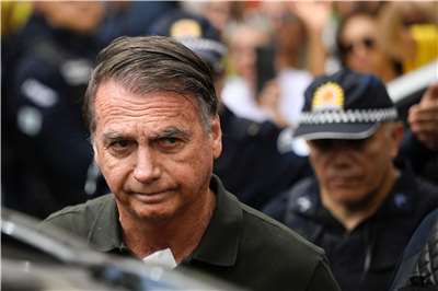 巴西前總統波索納洛(Jair Bolsonaro)。資料照。
