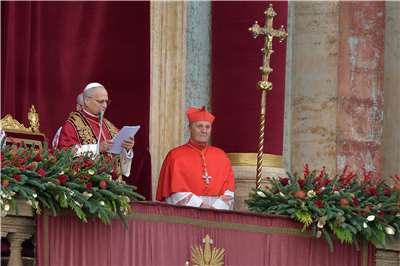 羅馬天主教教宗良十四世(Pope Leo XIV)25日發表上任以來首篇耶誕文告。 