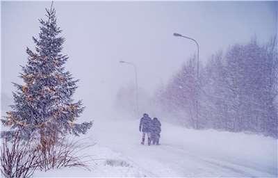 風暴襲擊北歐，帶來強風和暴雪。(RT/達志影像)