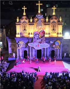 西安天主教堂慶祝聖誕 (來源：微信平臺)