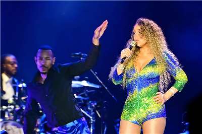 美國流行樂天后瑪麗亞凱莉（Mariah Carey）。資料照片。