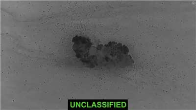 敘利亞人權觀察組織20日表示，美軍夜間對敘利亞發動空襲，至少擊斃5名伊斯蘭國成員。(X@CENTCOM)