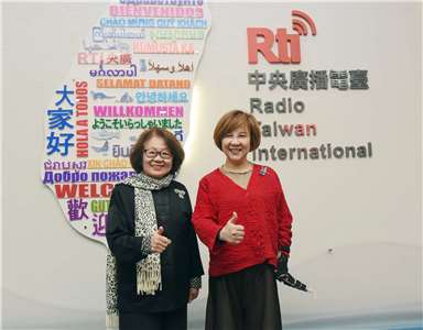 梅毅端接受美麗的台灣節目專訪