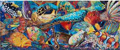 作品名稱：縫合風土 | 劉棟的當令風景  本照片截取自 落山風藝術季官網